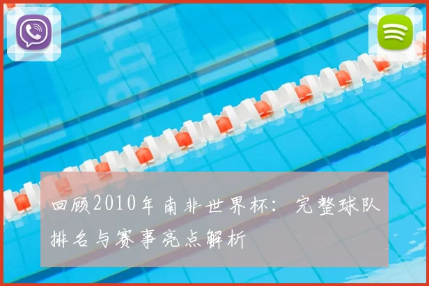 回顾2010年南非世界杯：完整球队排名与赛事亮点解析