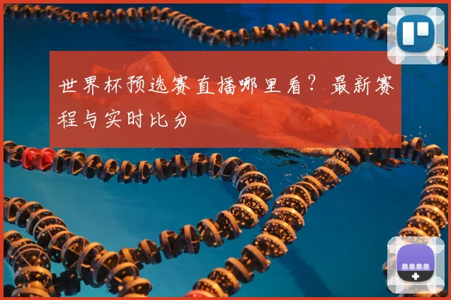 世界杯预选赛直播哪里看?最新赛程与实时比分